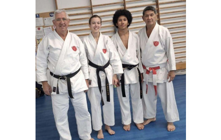 Ceinture noire Marine et Nasreddine