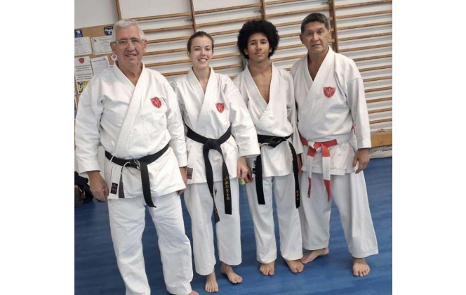 Ceinture noire Marine et Nasreddine